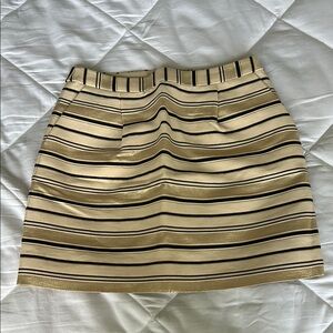 J. Crew Cream Mini Pencil Skirt with pockets